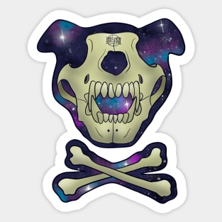 SKULL DOG Sticker